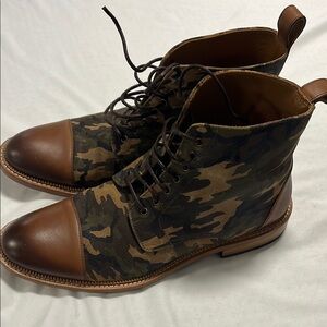 Men's Taft The Jack in Eden Camouflage Leather Boots. Great shape. Size 8